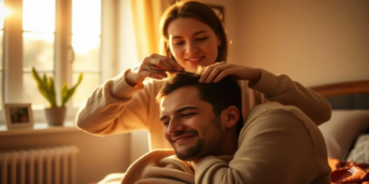 Pengertian dan Makna Dasar Mimpi Potong Rambut Bagian Depan (c) Ilustrasi AI