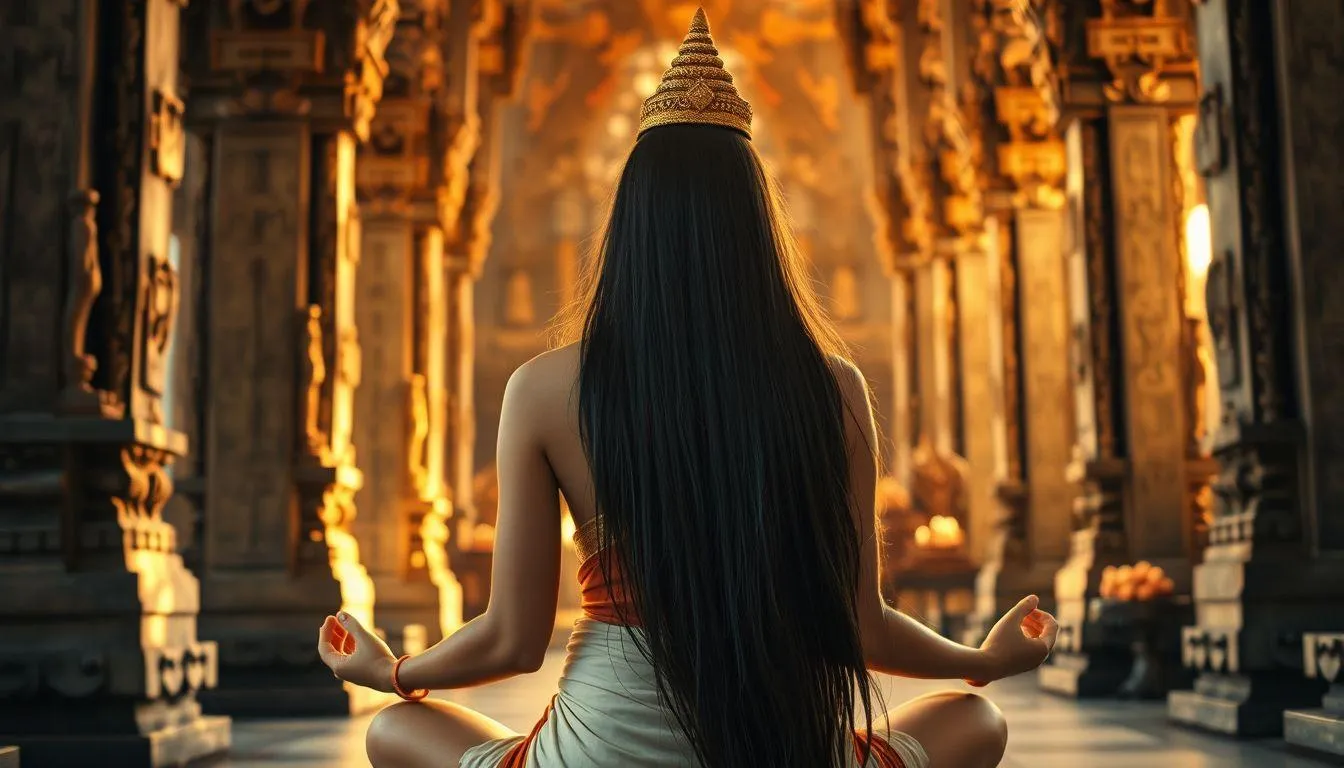 Simbolisme Rambut dalam Tradisi Hindu dan Bali (c) Ilustrasi AI