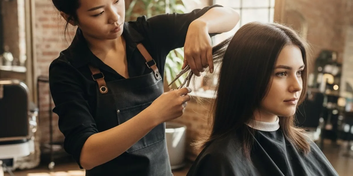 Makna Mimpi Potong Rambut Sebelah Kiri dalam Berbagai Konteks (c) Ilustrasi AI