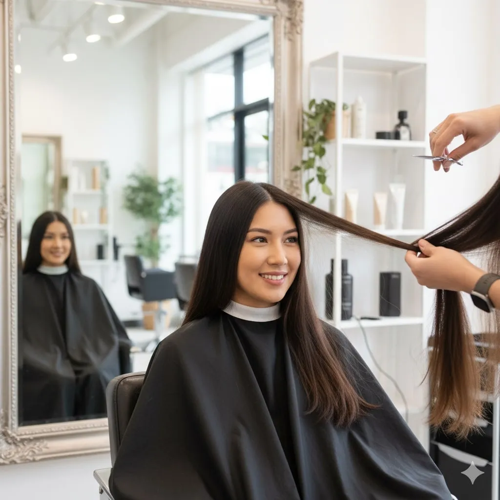 Pengertian dan Makna Dasar Mimpi Potong Rambut Sedikit (c) Ilustrasi AI