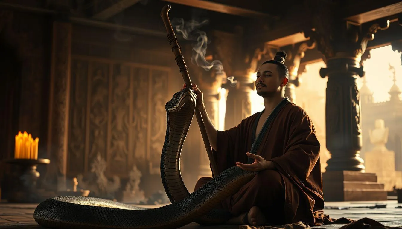 Perspektif Spiritual dan Budaya tentang Mimpi Pukul Ular (c) Ilustrasi AI