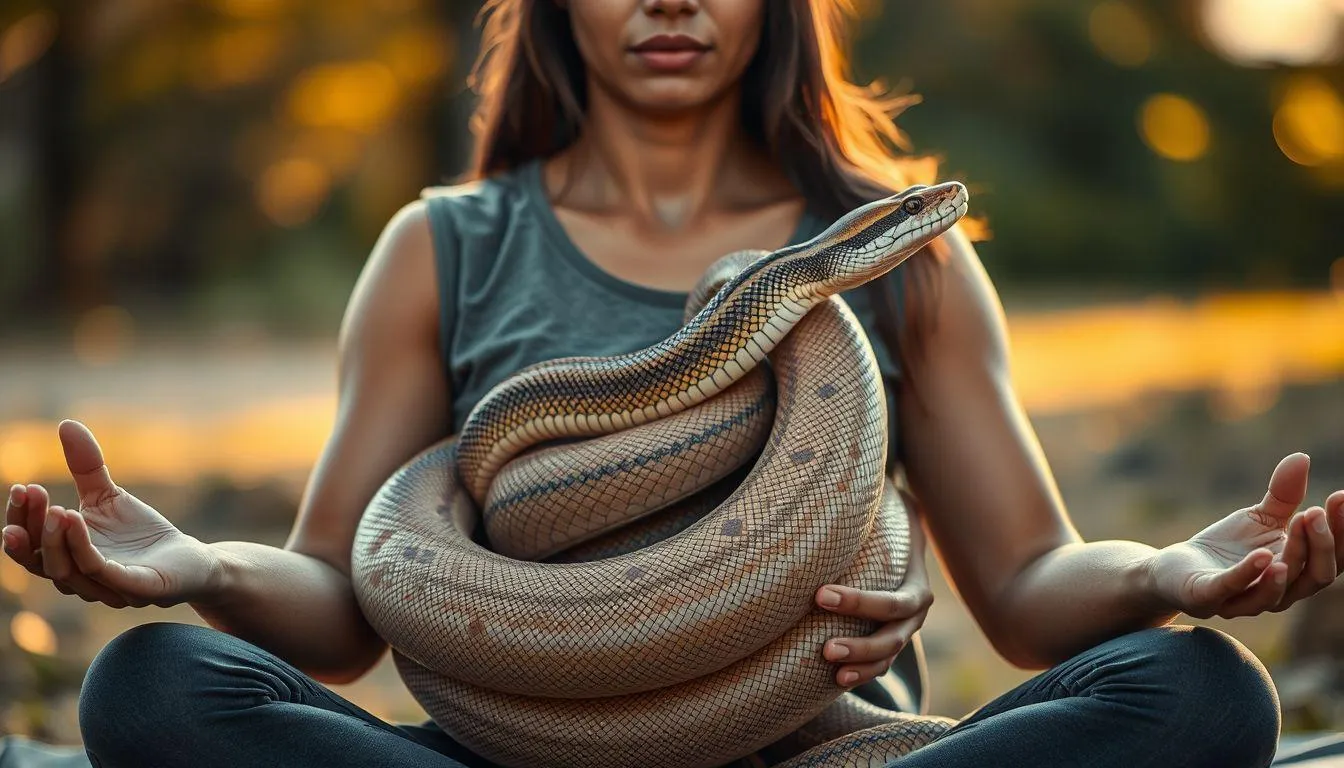 Interpretasi Psikologis Mimpi Memiliki Ular (c) Ilustrasi AI