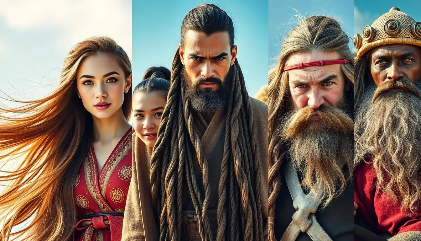 Perbedaan Tafsir Mimpi Rambut Panjang dalam Berbagai Budaya (c) Ilustrasi AI