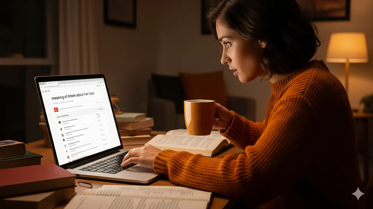 Makna Mimpi Rambut Rontok Tapi Tidak Botak (c) Ilustrasi AI