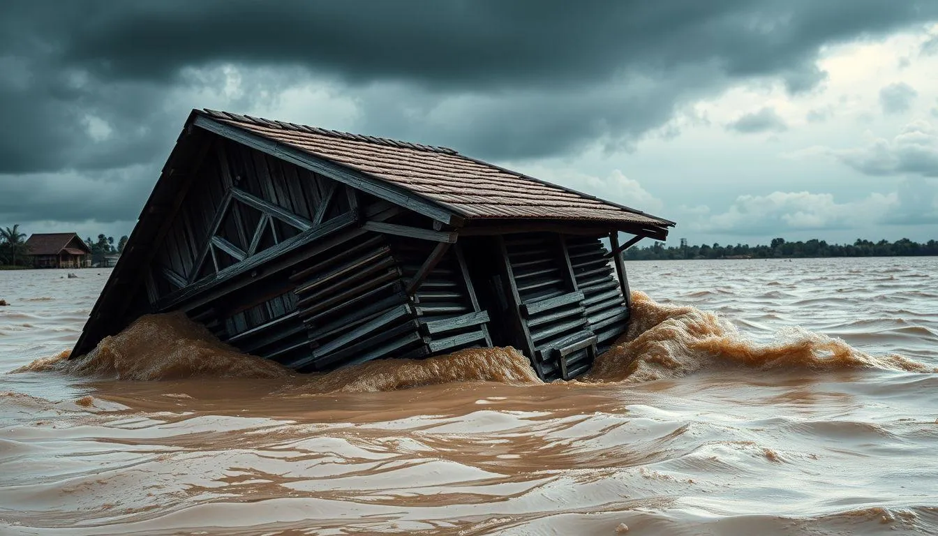 Tafsir Mimpi Rumah Hanyut Menurut Primbon Jawa (c) Ilustrasi AI