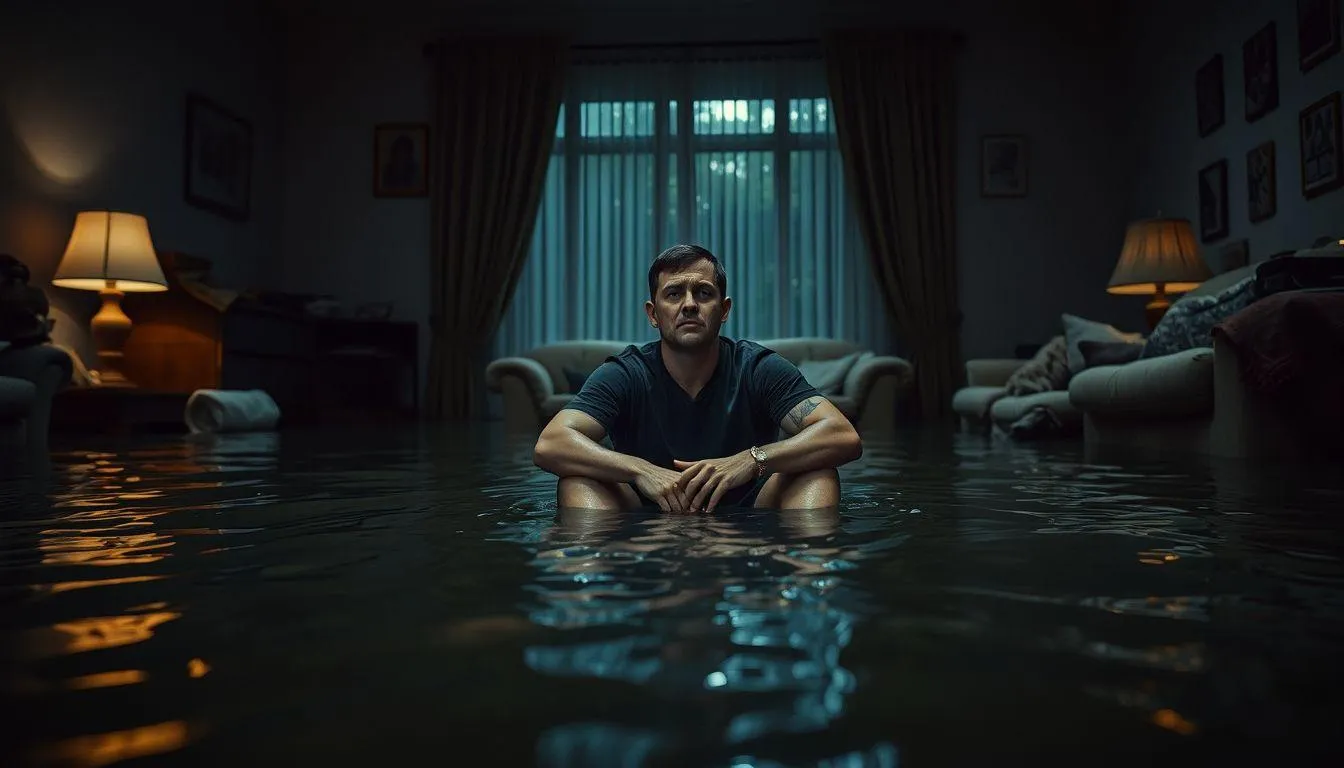 Analisis Psikologis Mimpi Rumah Tenggelam Banjir (c) Ilustrasi AI