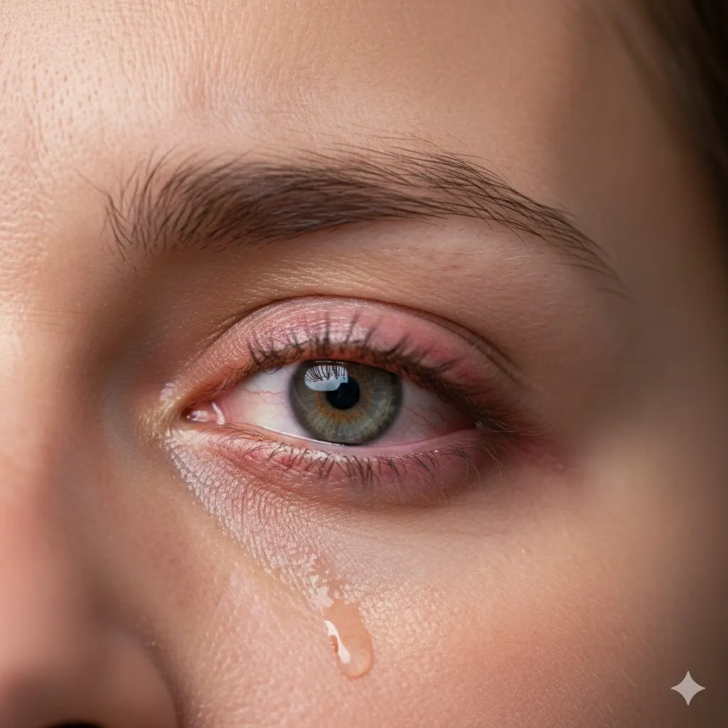 Cara Menyikapi dan Mengatasi Mimpi Sakit Mata Bengkak (c) Ilustrasi AI