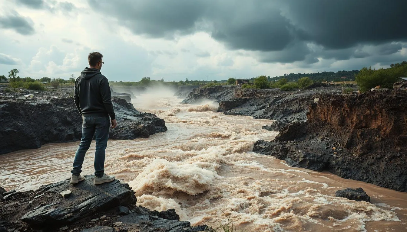 Makna Psikologis Mimpi Selamat dari Banjir Bandang (c) Ilustrasi AI