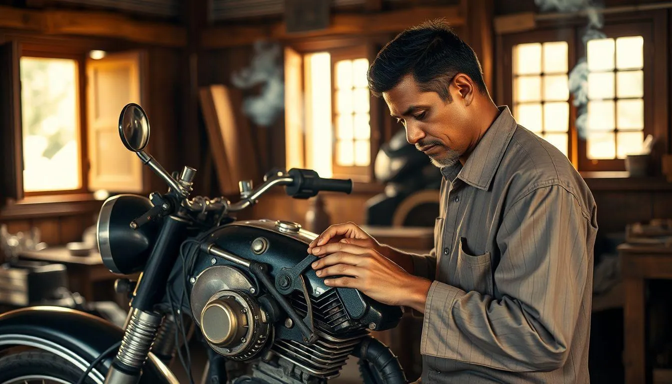 Tafsir Mimpi Servis Motor Menurut Primbon Jawa (c) Ilustrasi AI