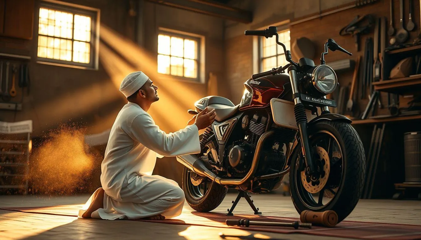 Makna Spiritual dan Filosofis Mimpi Servis Motor (c) Ilustrasi AI