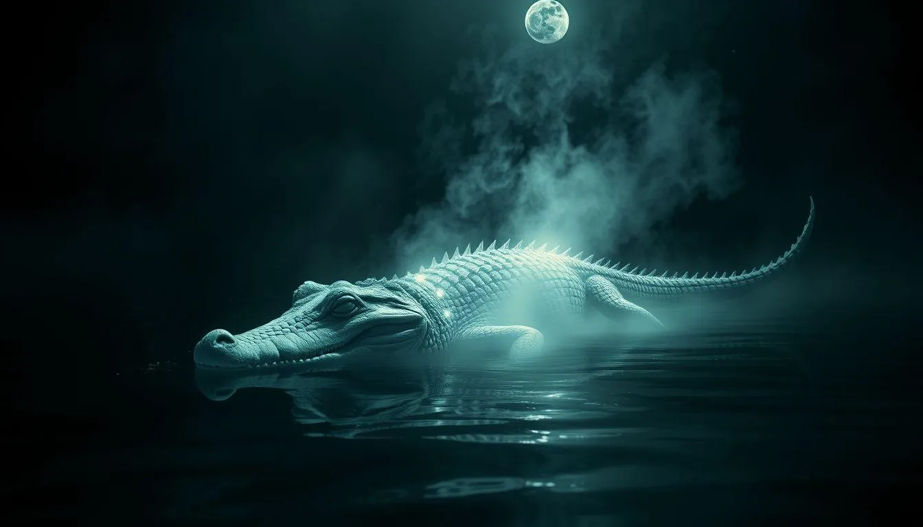 Pengertian dan Makna Dasar Mimpi Siluman Buaya (c) Ilustrasi AI
