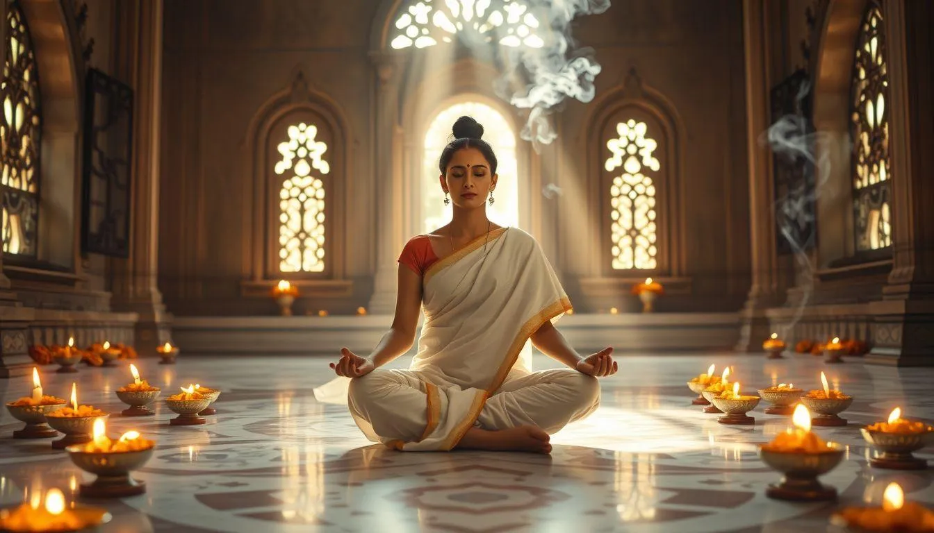 Ritual dan Upaya Penyembuhan dalam Tradisi Hindu (c) Ilustrasi AI