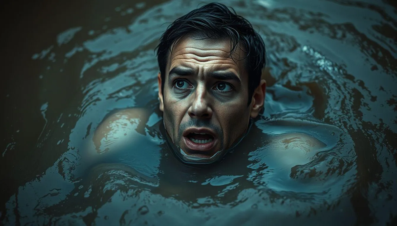 Tafsir Psikologis Mimpi Terjebak Banjir Air Keruh (c) Ilustrasi AI