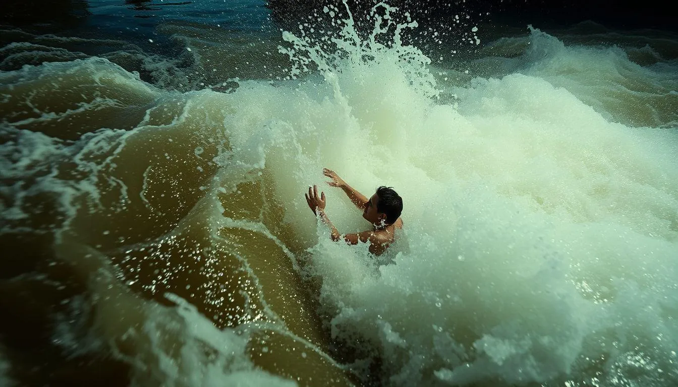 Tafsir Psikologis Mimpi Terseret Banjir (c) Ilustrasi AI