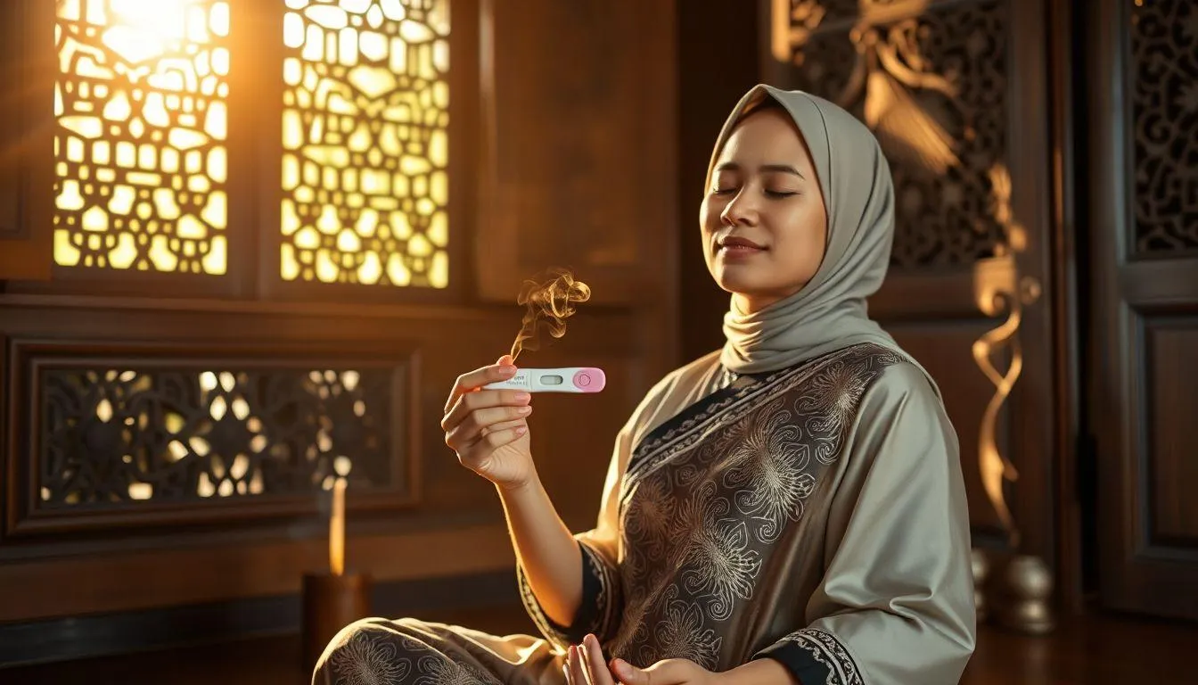 Makna Spiritual Mimpi Testpack Garis 2 (c) Ilustrasi AI