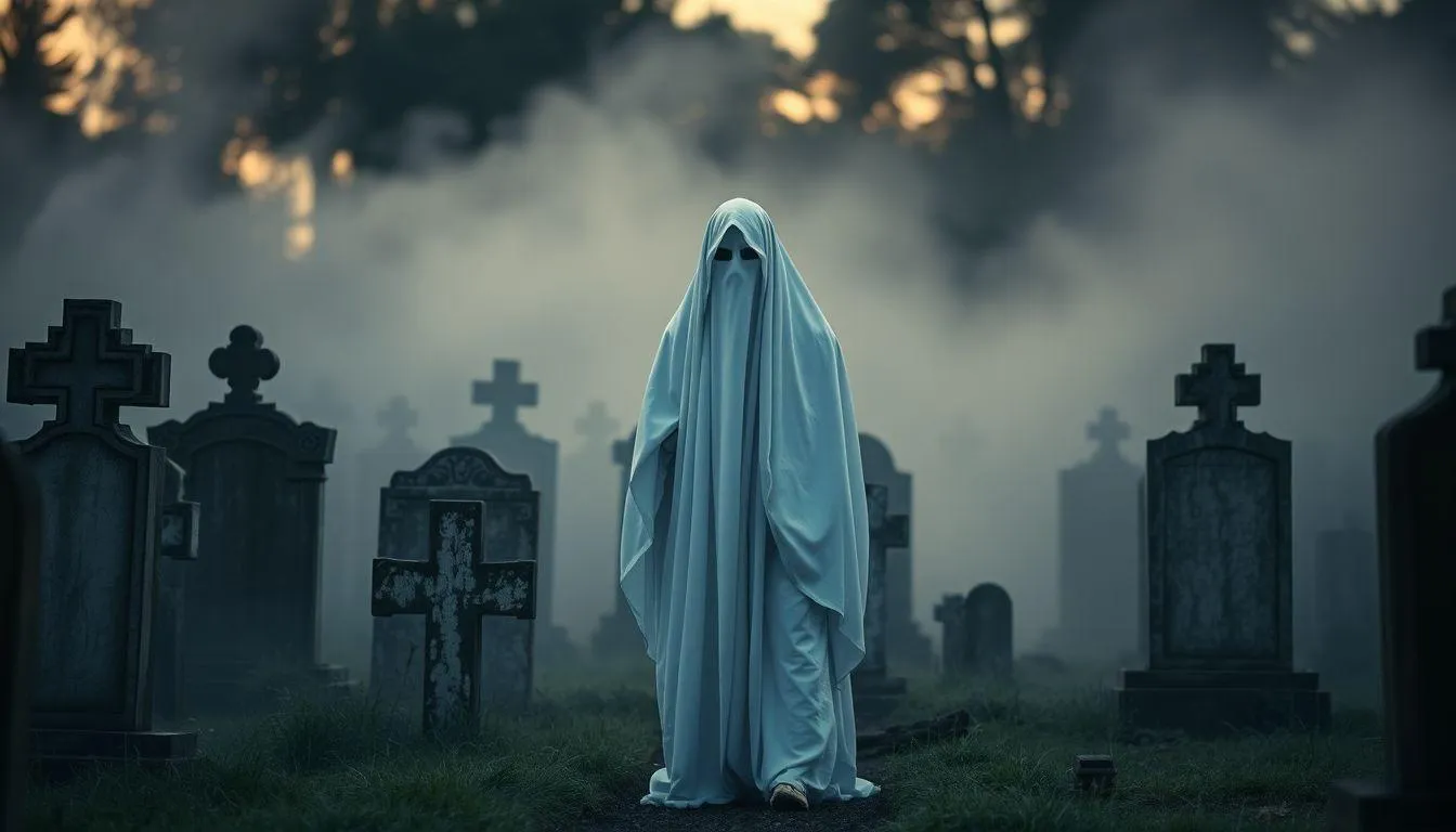 Berbagai Jenis Mimpi Pocong dan Maknanya (c) Ilustrasi AI