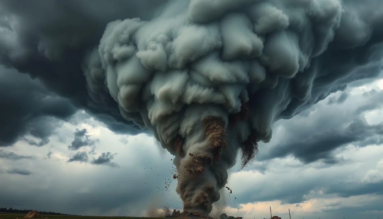 Tafsir Mimpi Angin Puting Beliung dan Maknanya (c) Ilustrasi AI