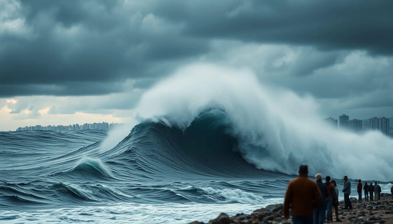 Variasi Mimpi Tsunami dan Interpretasinya (c) Ilustrasi AI