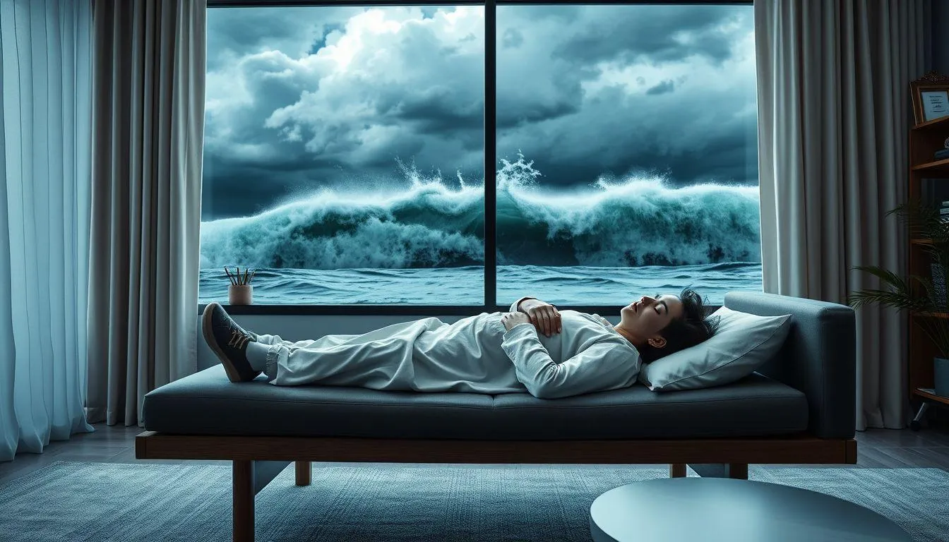 Perspektif Psikologi tentang Mimpi Bencana Alam (c) Ilustrasi AI