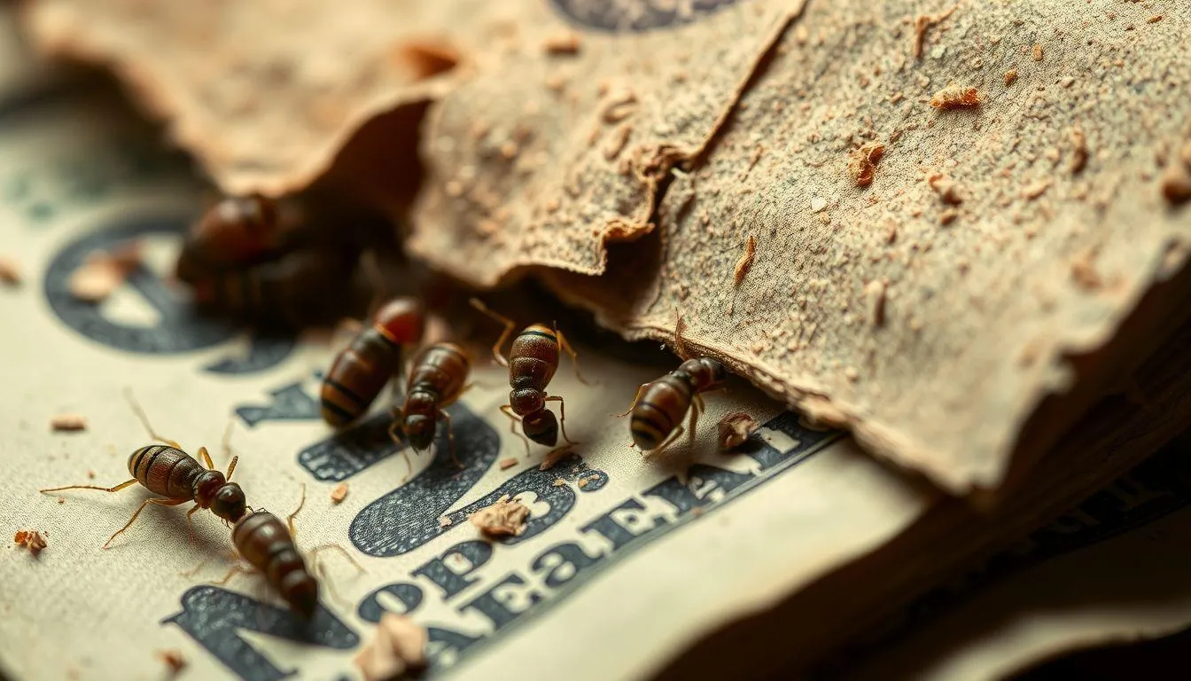 Makna Simbolis Mimpi Uang Kertas Dimakan Rayap (c) Ilustrasi AI