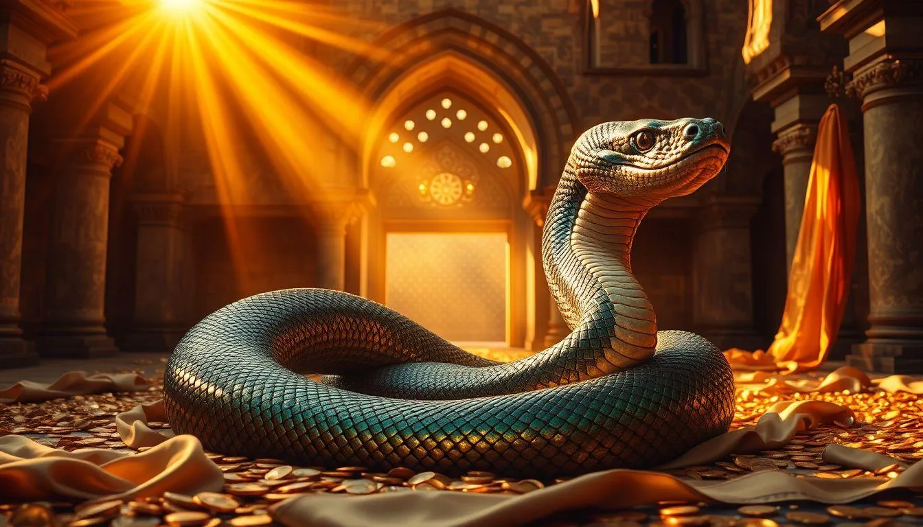 Arti Mimpi Ular Besar Menurut Islam (c) Ilustrasi AI