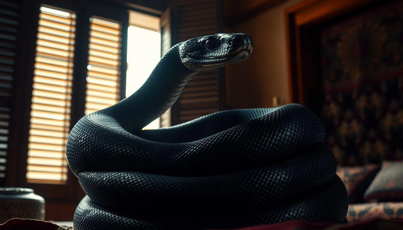 Kondisi Khusus dalam Mimpi Ular (c) Ilustrasi AI