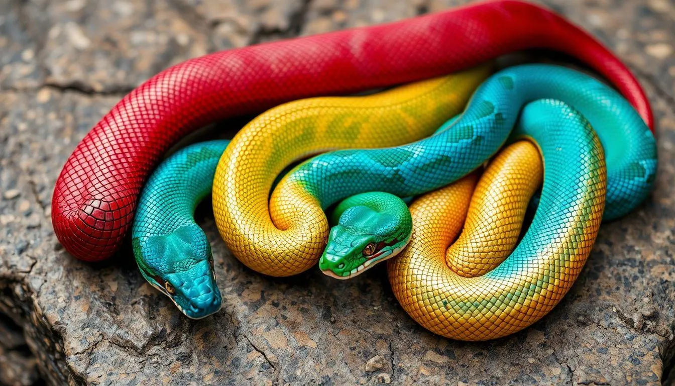 Makna Warna Ular dalam Mimpi (c) Ilustrasi AI