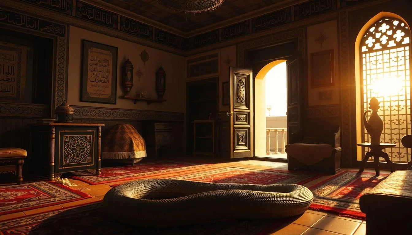 Tafsir Mimpi Ular Masuk Rumah dalam Islam (c) Ilustrasi AI