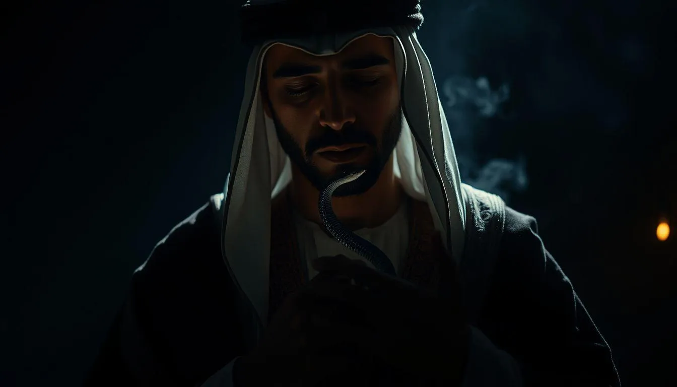 Tafsir Mimpi Ular Kecil Masuk ke Baju Menurut Islam (c) Ilustrasi AI