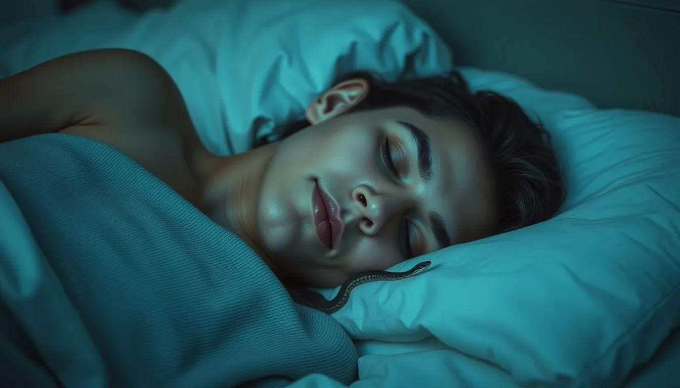 Interpretasi Psikologis Mimpi Ular Kecil Masuk ke Baju (c) Ilustrasi AI