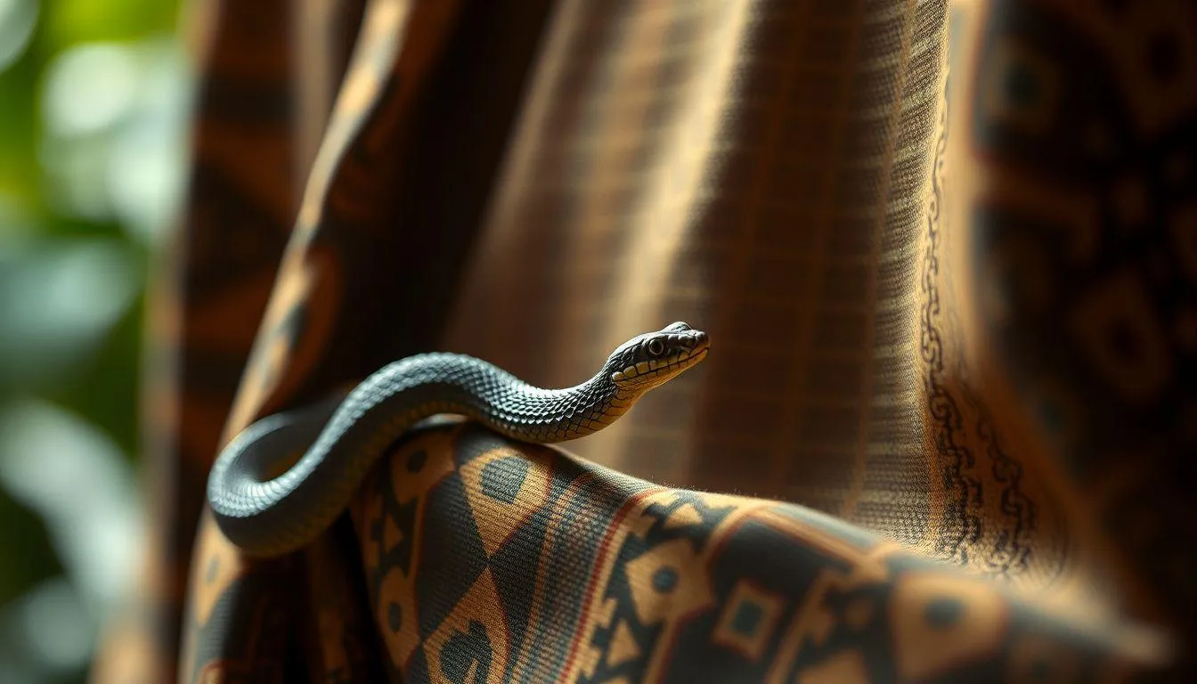 Makna Mimpi Ular Kecil Masuk ke Baju dalam Primbon Jawa (c) Ilustrasi AI