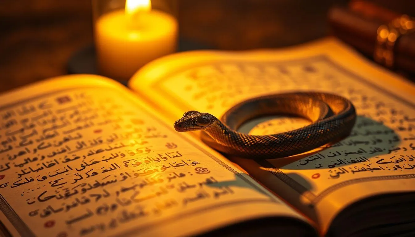 Tafsir Mimpi Ular Kecil Panjang Menurut Islam (c) Ilustrasi AI