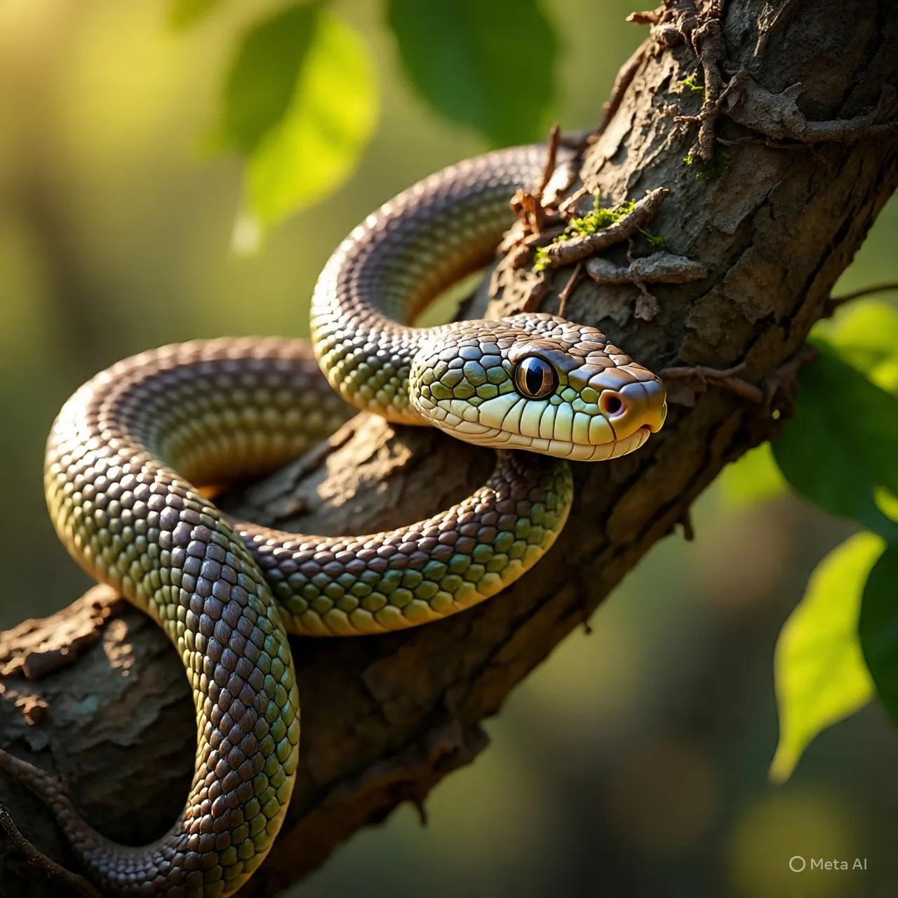 Pengertian dan Makna Dasar Mimpi Ular Masuk ke Celana (c) Ilustrasi AI