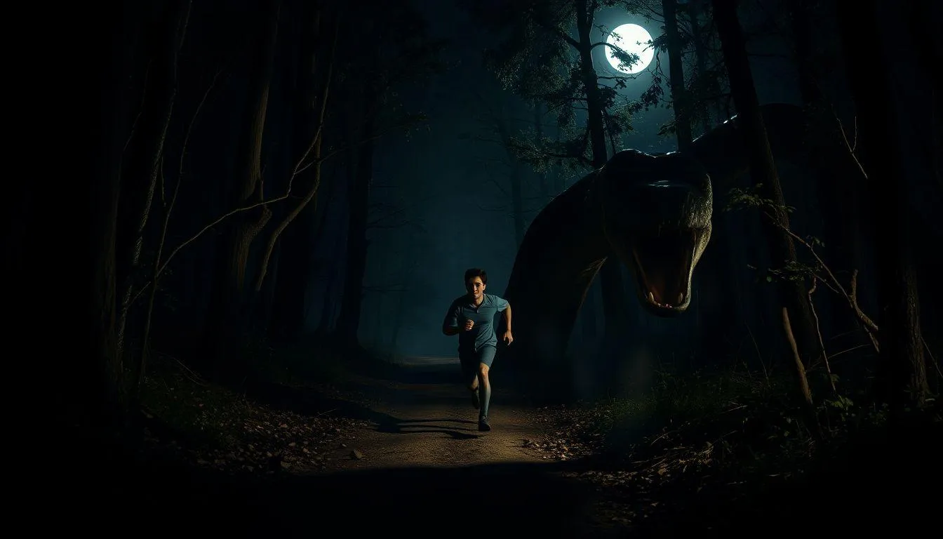 Pengertian dan Makna Umum Mimpi Ular Mengejar Kita (c) Ilustrasi AI