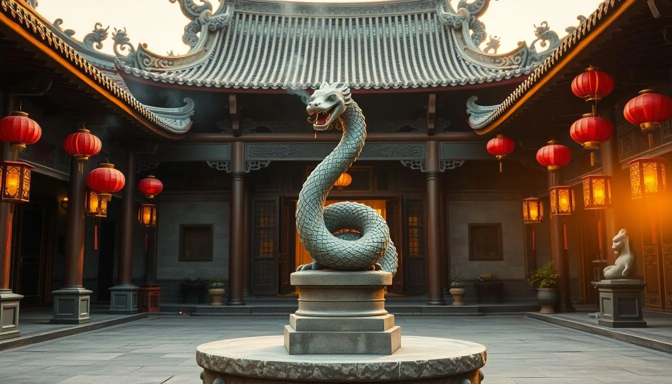 Simbolisme Ular dalam Budaya China Kuno (c) Ilustrasi AI