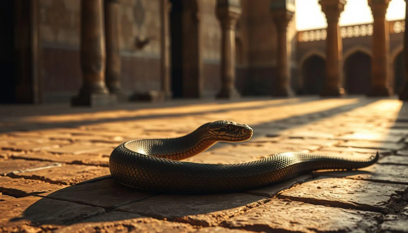 Pengertian dan Makna Dasar Mimpi Ular Tanpa Kepala dalam Islam (c) Ilustrasi AI