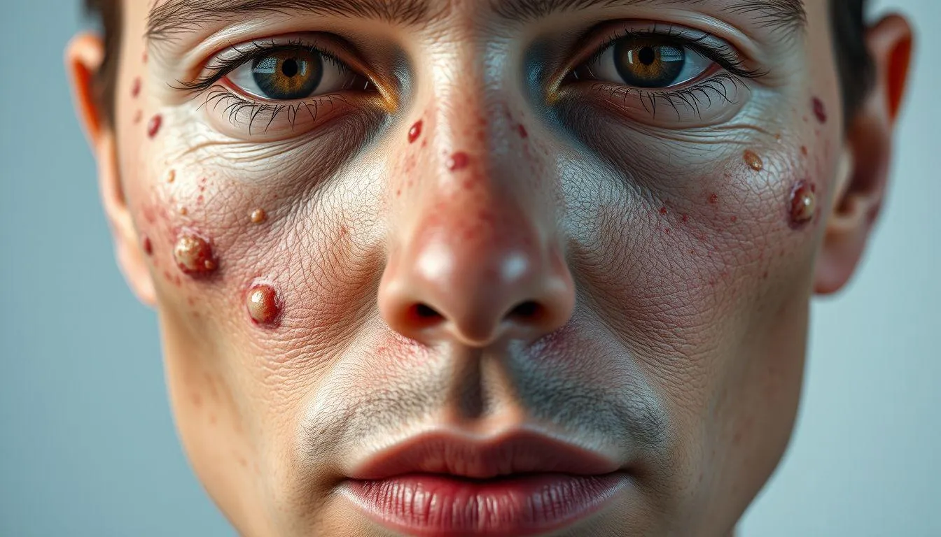 Pengertian dan Makna Dasar Mimpi Wajah Sakit Kulit (c) Ilustrasi AI
