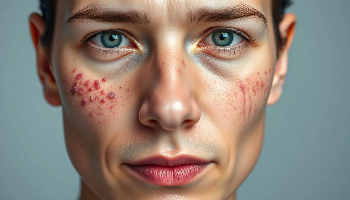 Jenis-Jenis Mimpi Wajah Sakit Kulit dan Maknanya (c) Ilustrasi AI