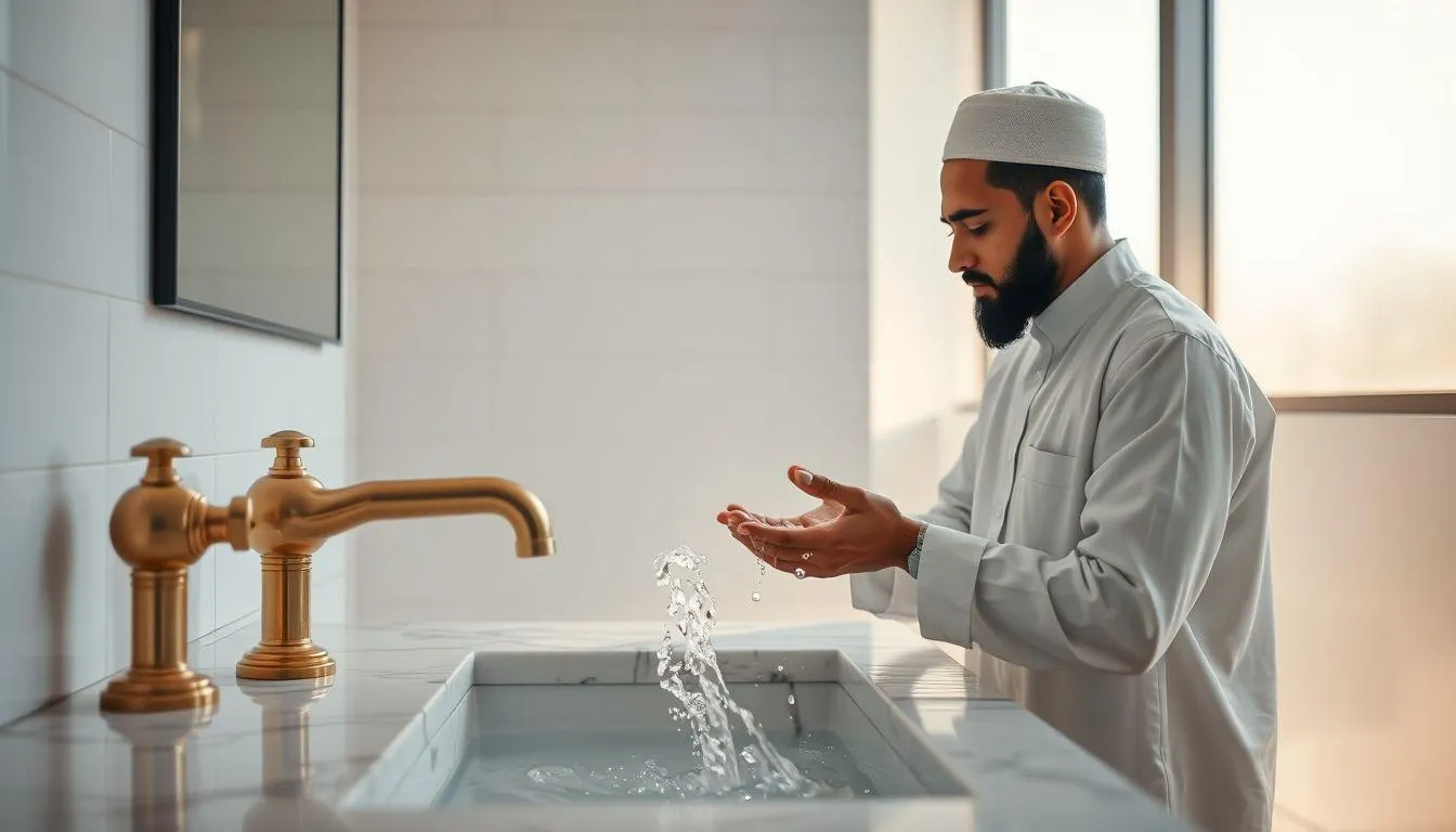 Tafsir Mimpi Wudhu di Kamar Mandi Menurut Ibnu Sirin (c) Ilustrasi AI