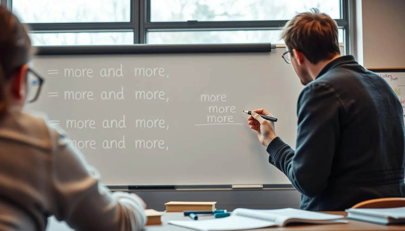 Fungsi dan Penggunaan More and More dalam Kalimat (c) Ilustrasi AI