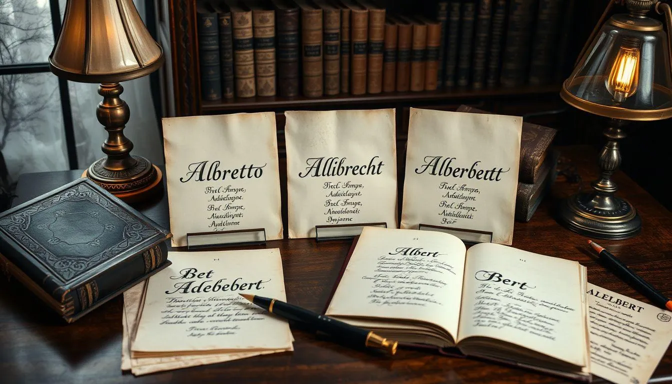 Variasi dan Kombinasi Nama Albert (c) Ilustrasi AI