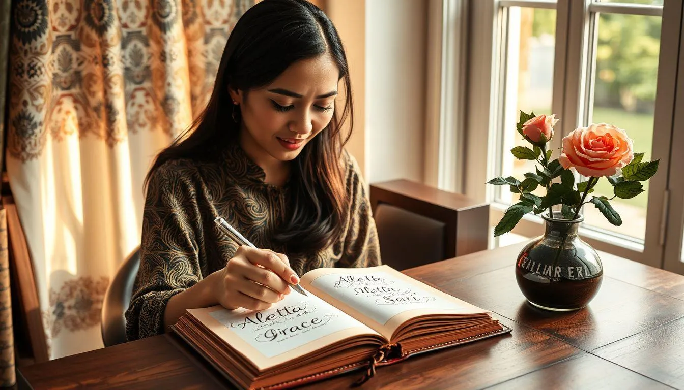 Kombinasi Nama dengan Aletta (c) Ilustrasi AI