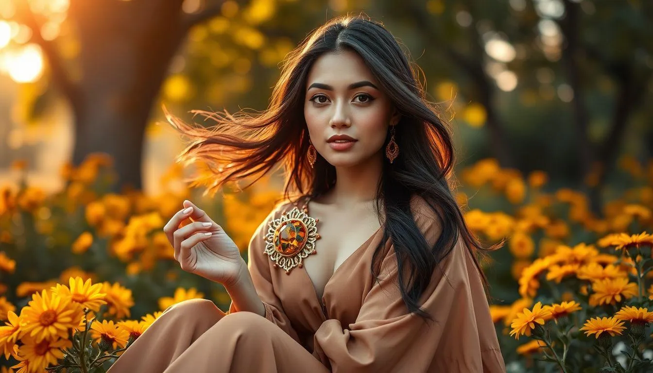 Variasi dan Kombinasi Nama Ambar (c) Ilustrasi AI