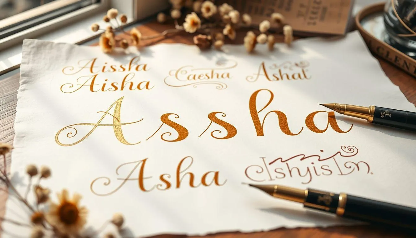 Variasi dan Rangkaian Nama Asha (c) Ilustrasi AI