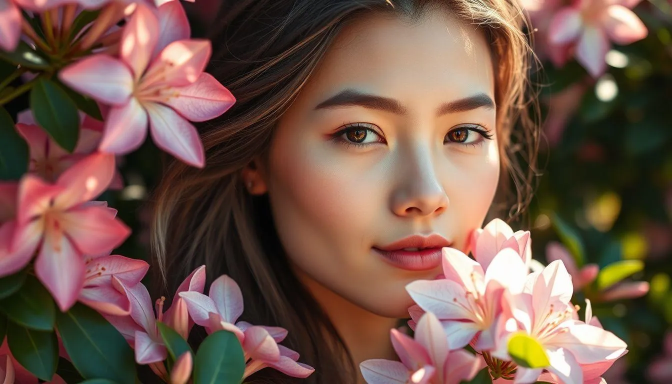 Variasi dan Rangkaian Nama Azalea (c) Ilustrasi AI