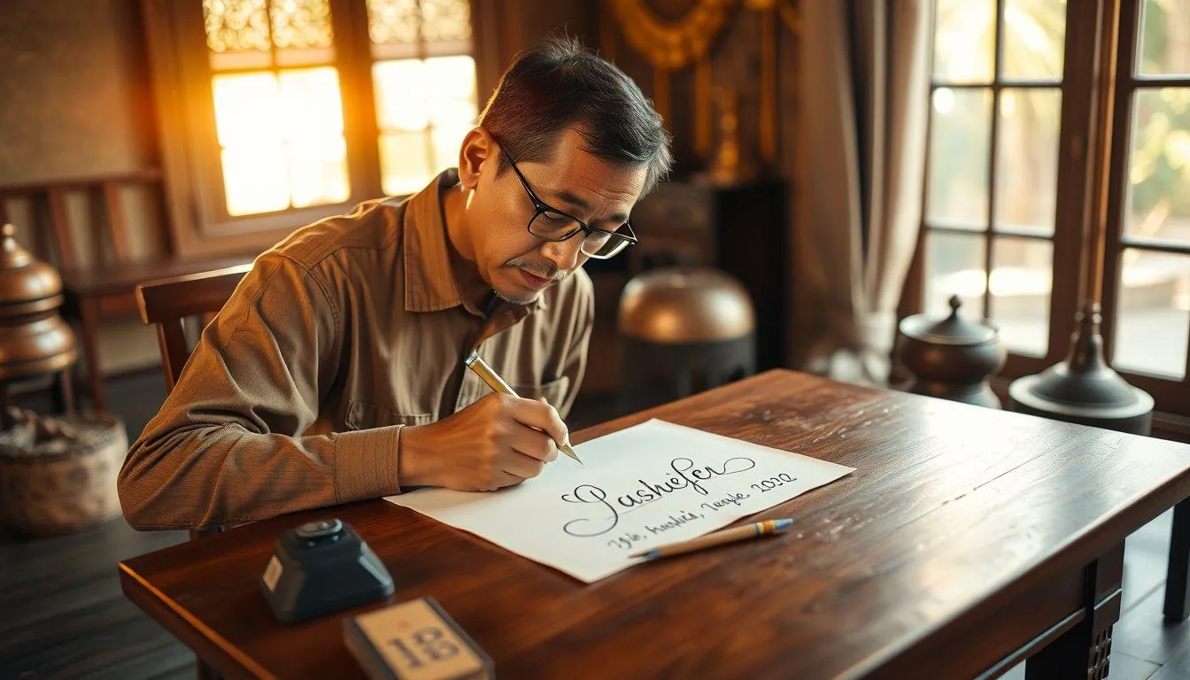 Inspirasi Rangkaian Nama dengan Baskara (c) Ilustrasi AI