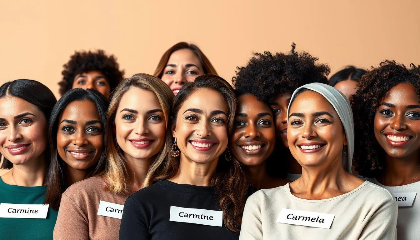 Variasi dan Nama Serupa dengan Carmen (c) Ilustrasi AI