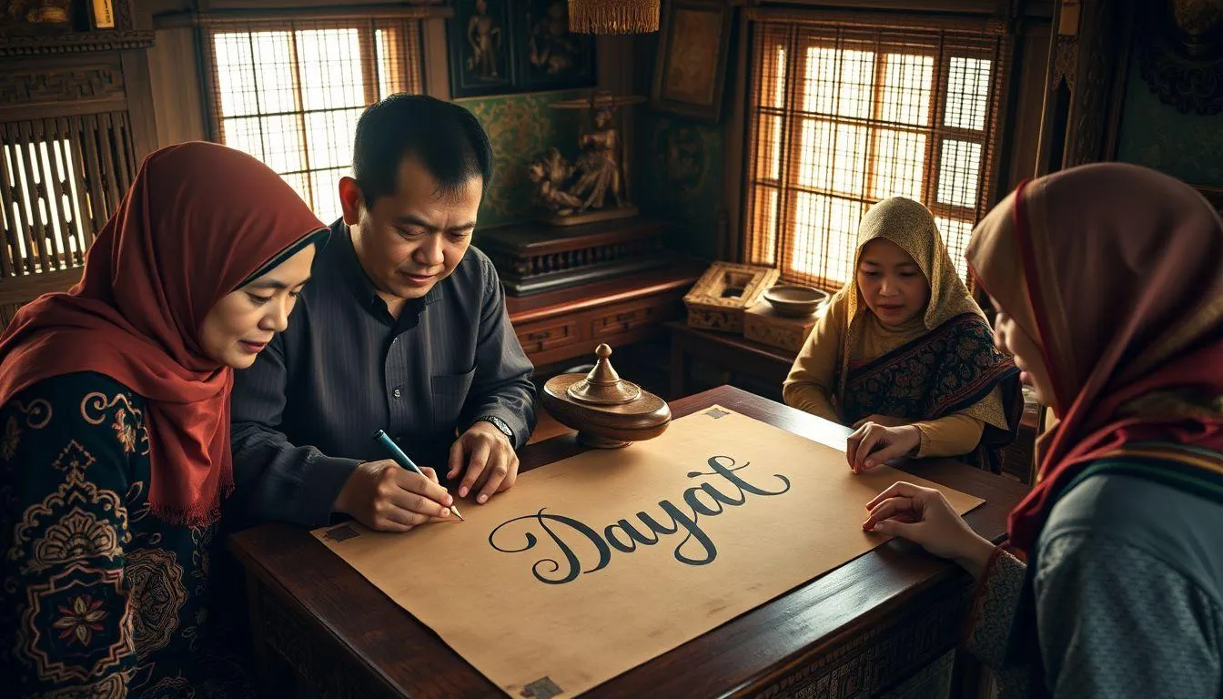 Asal Bahasa dan Sejarah Nama Dayat (c) Ilustrasi AI