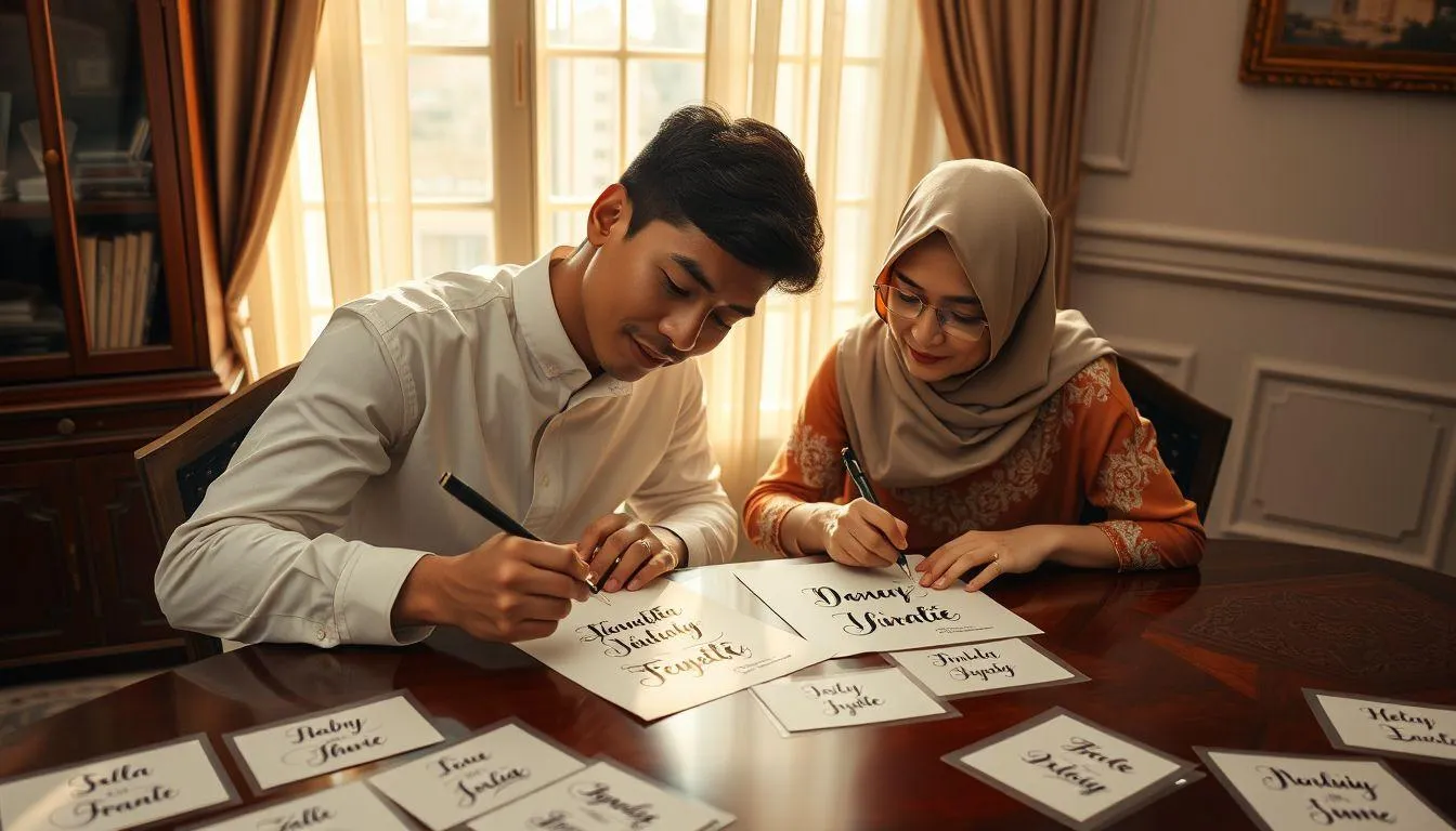 Rangkaian Nama dengan Devandra (c) Ilustrasi AI