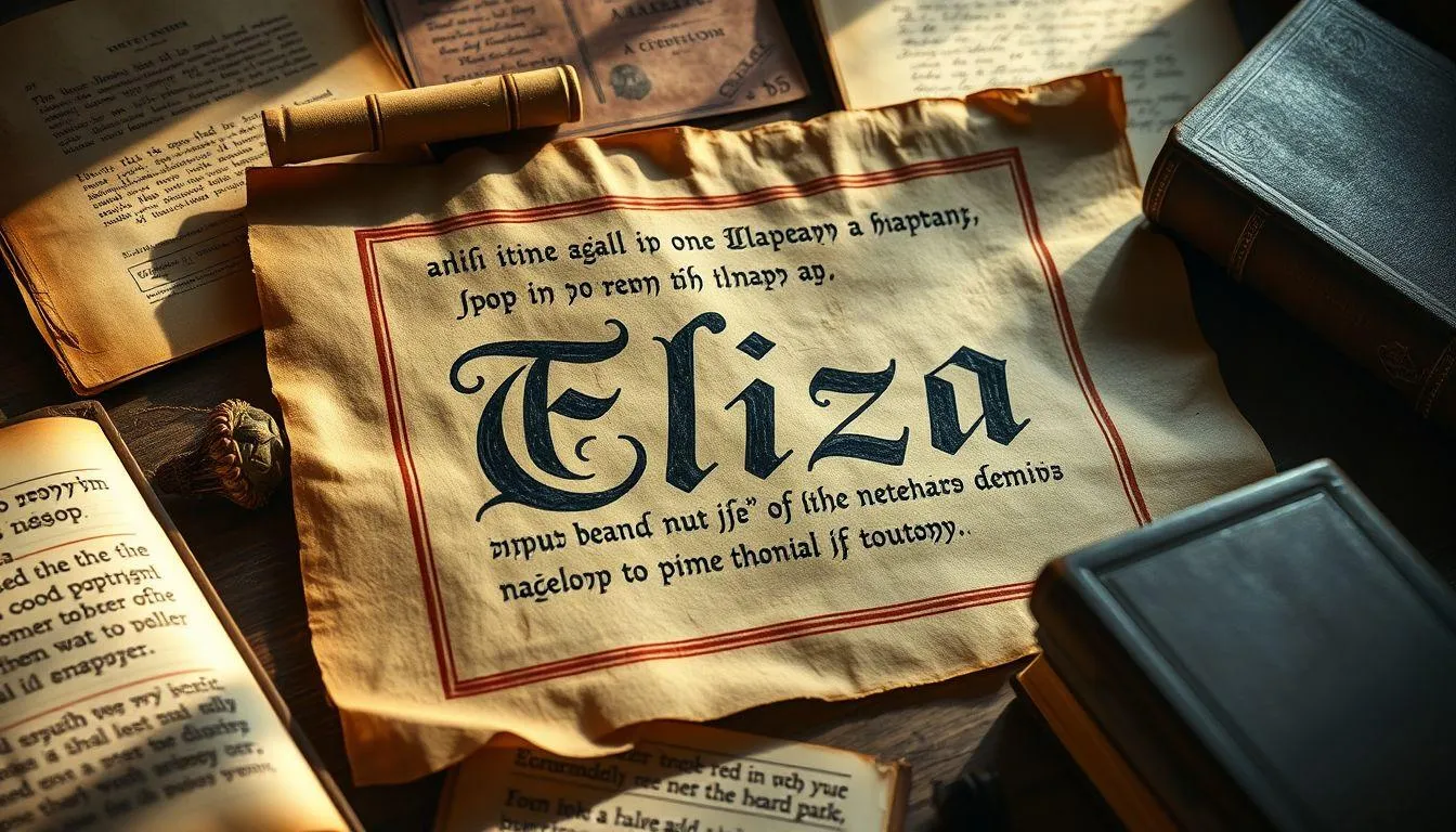 Asal Usul dan Sejarah Nama Eliza (c) Ilustrasi AI